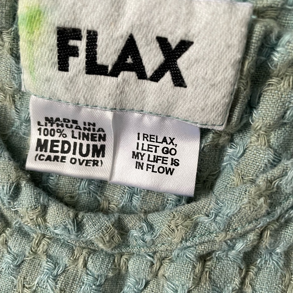 Flax top and vest
